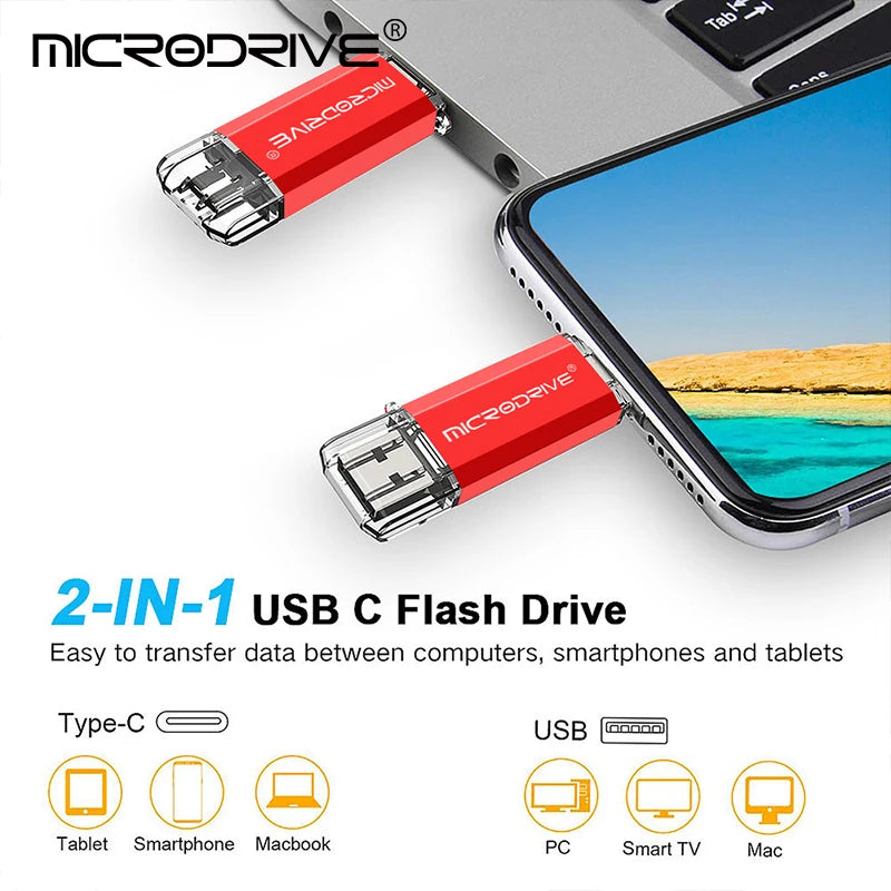 USB Flash Drive 2 in 1