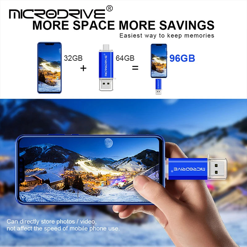 USB Flash Drive 2 in 1