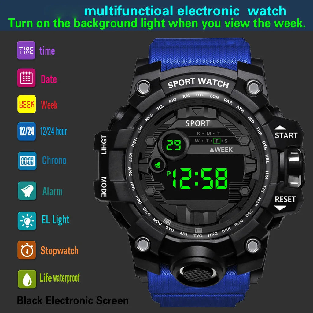 Men's Watch Fashion Sports Waterproof