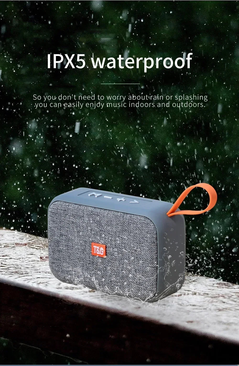 T&G Portable Mini Wireless Speaker Waterproof