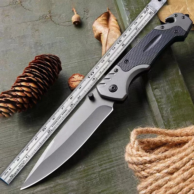 camping folding knife stainless steel