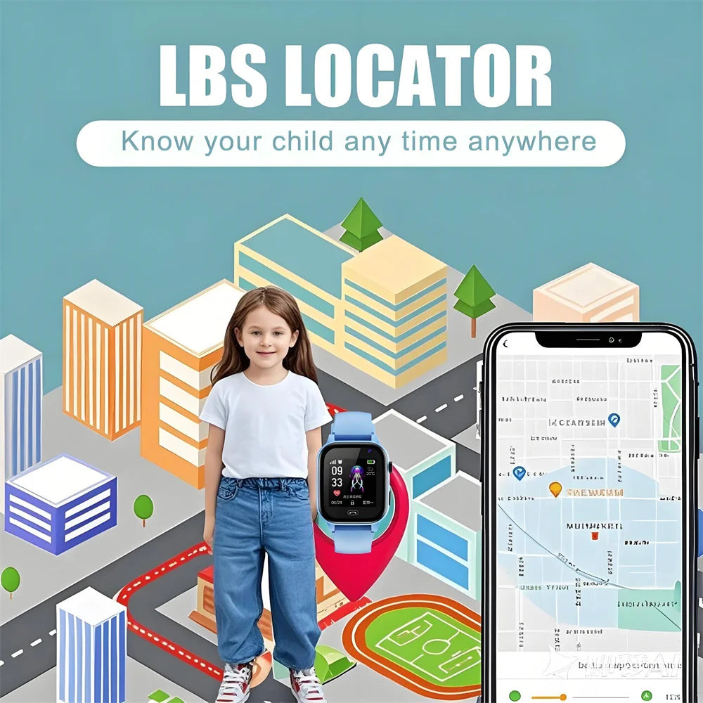 ﻿ Kids Smart Watch 4G Sim Card