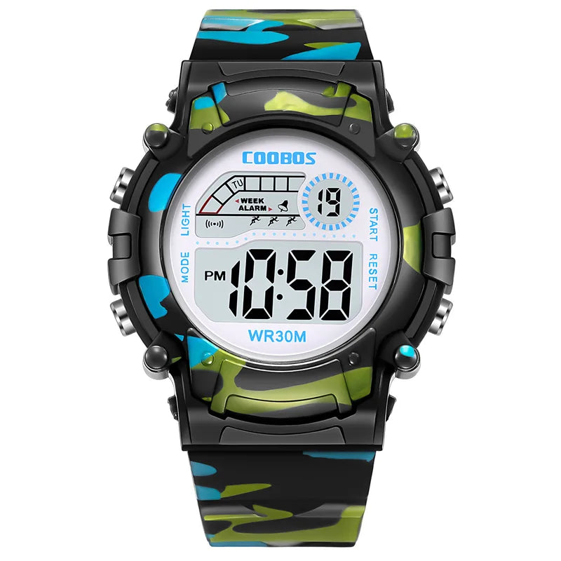 Sport Digital Watch for Kids Waterproof