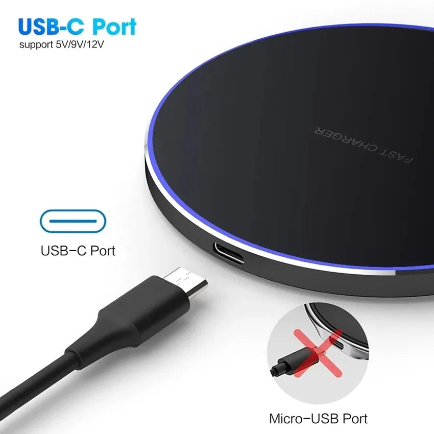 100W Wireless Fast Charging Dock Station