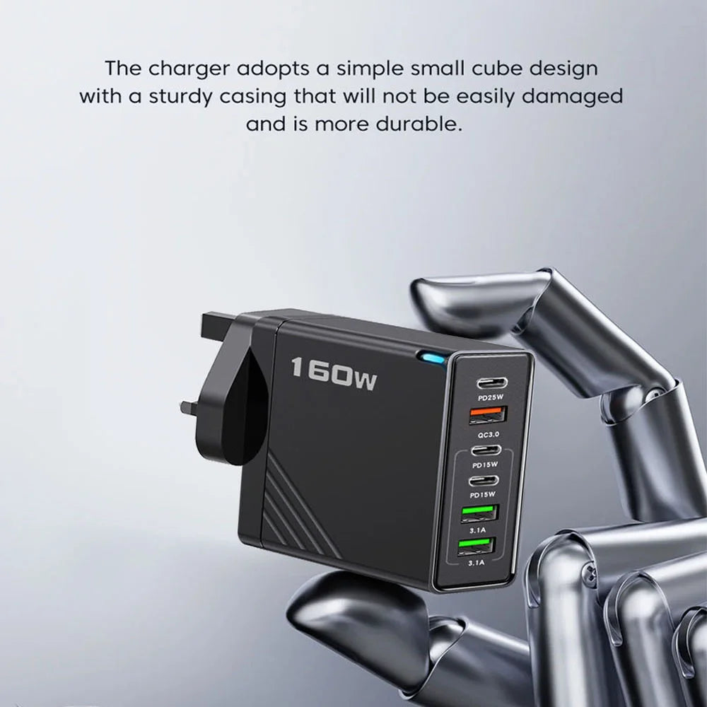 160W Multi Ports Fast Charger