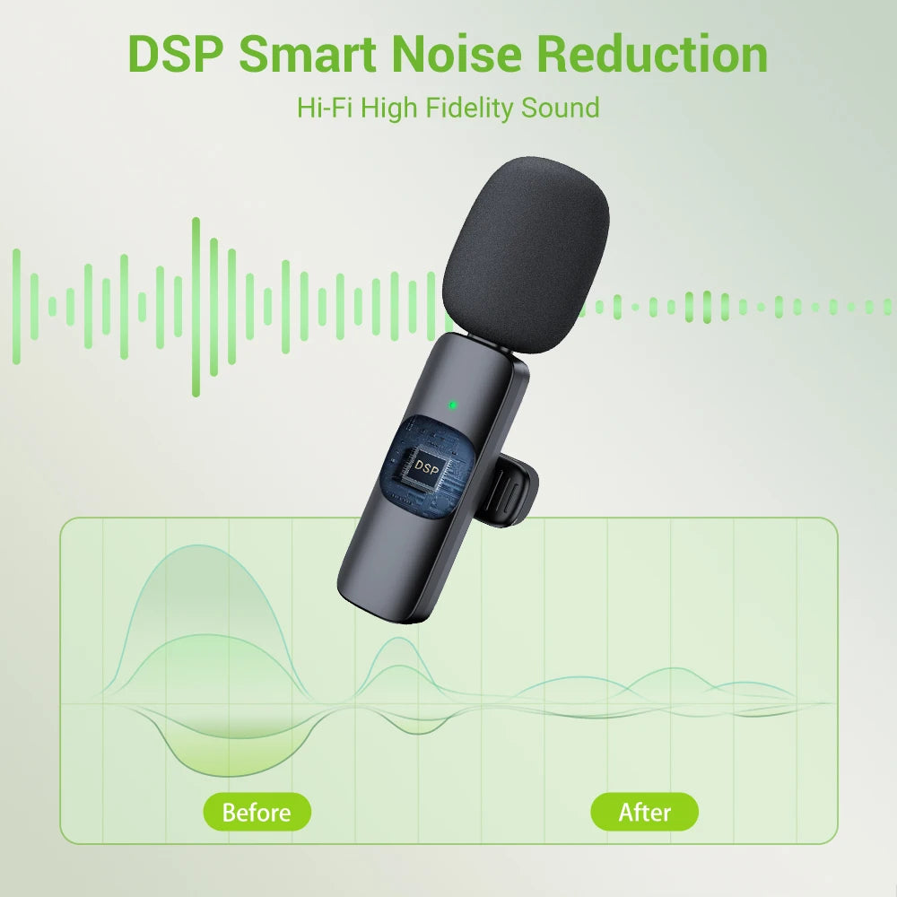 SZ 2.4G Wireless Microphone  Audio Video Recording