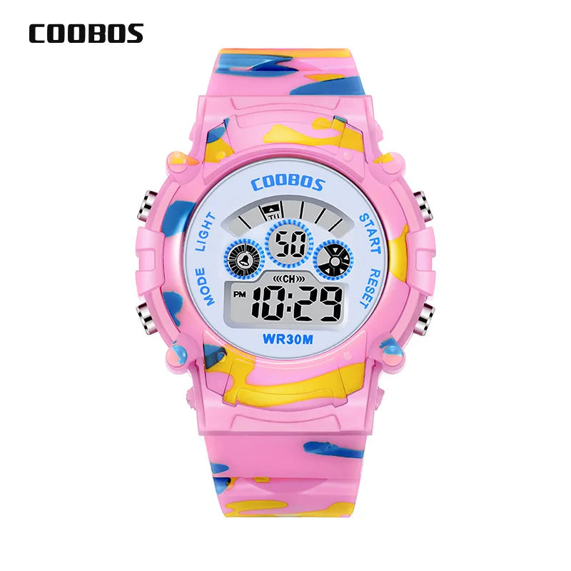 Sport Digital Watch for Kids Waterproof