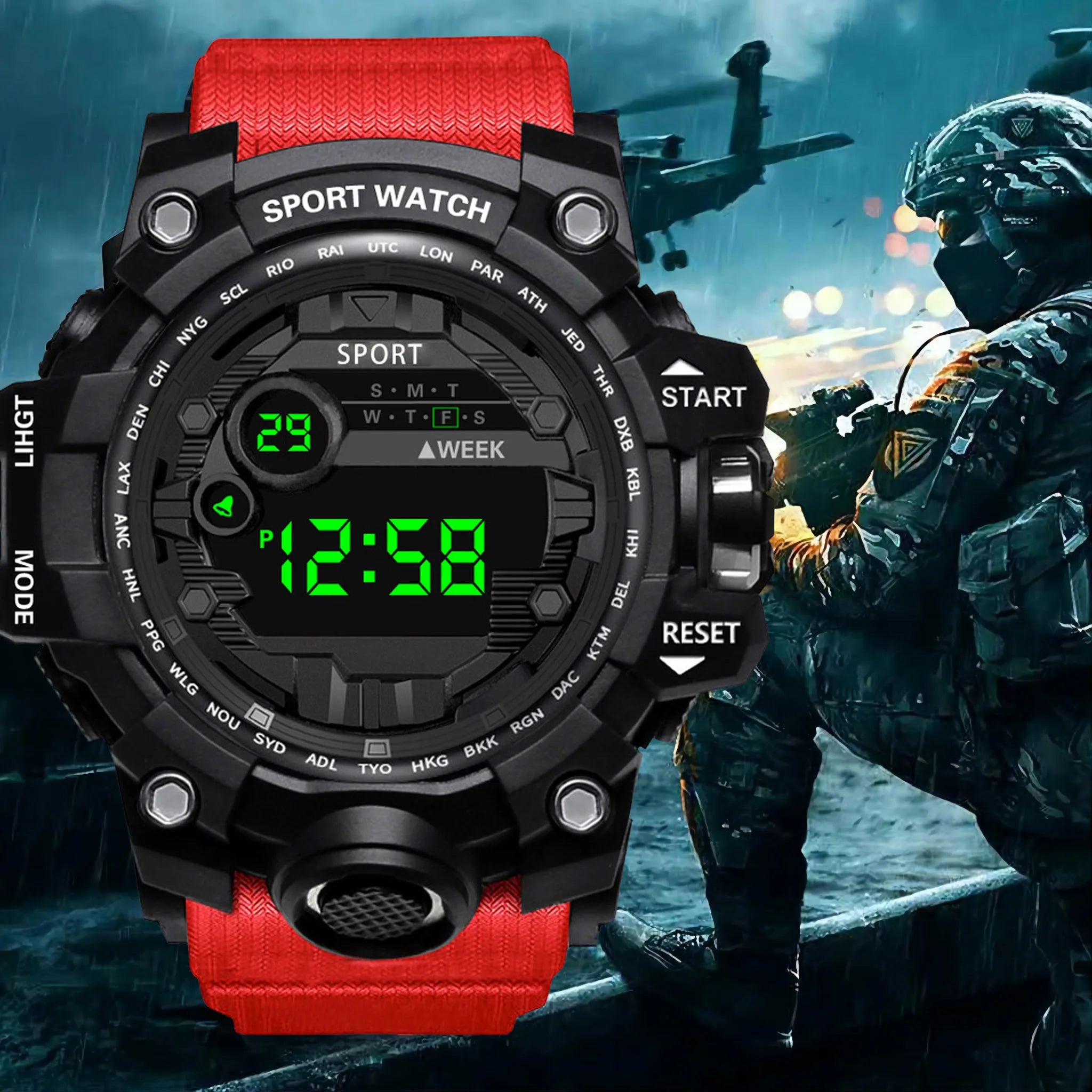 Men's Watch Fashion Sports Waterproof