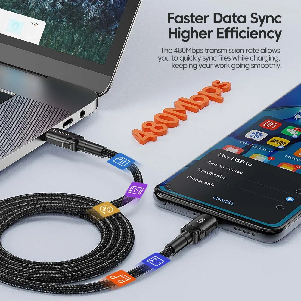 100W Type-C Fast Charging Cable