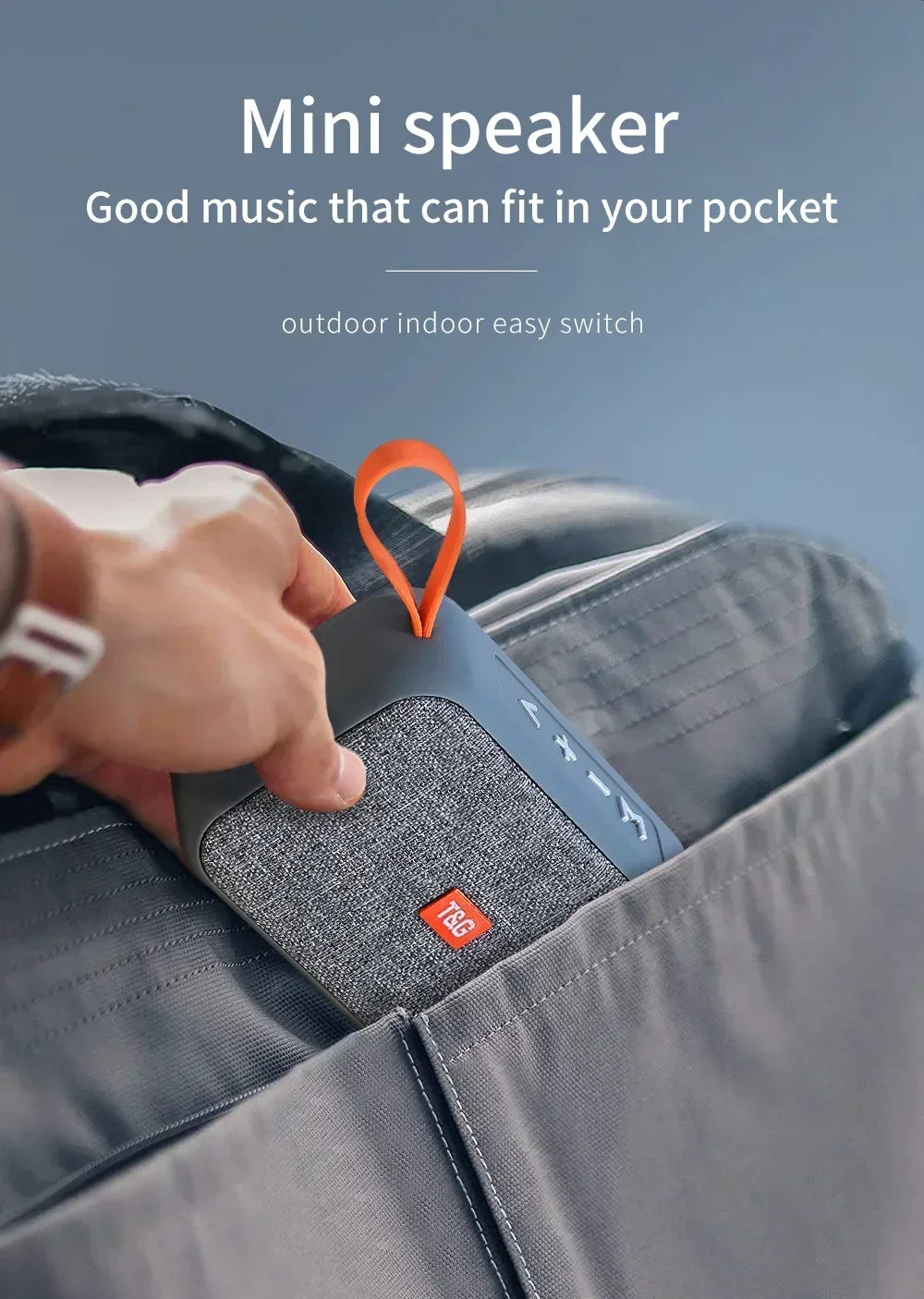 T&G Portable Mini Wireless Speaker Waterproof