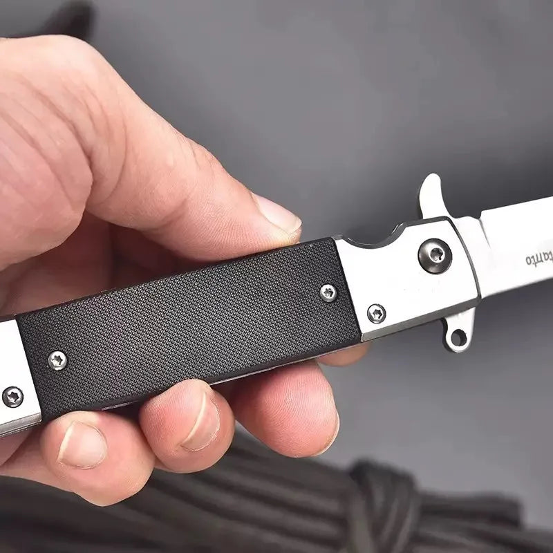 All steel multifunctional folding knife