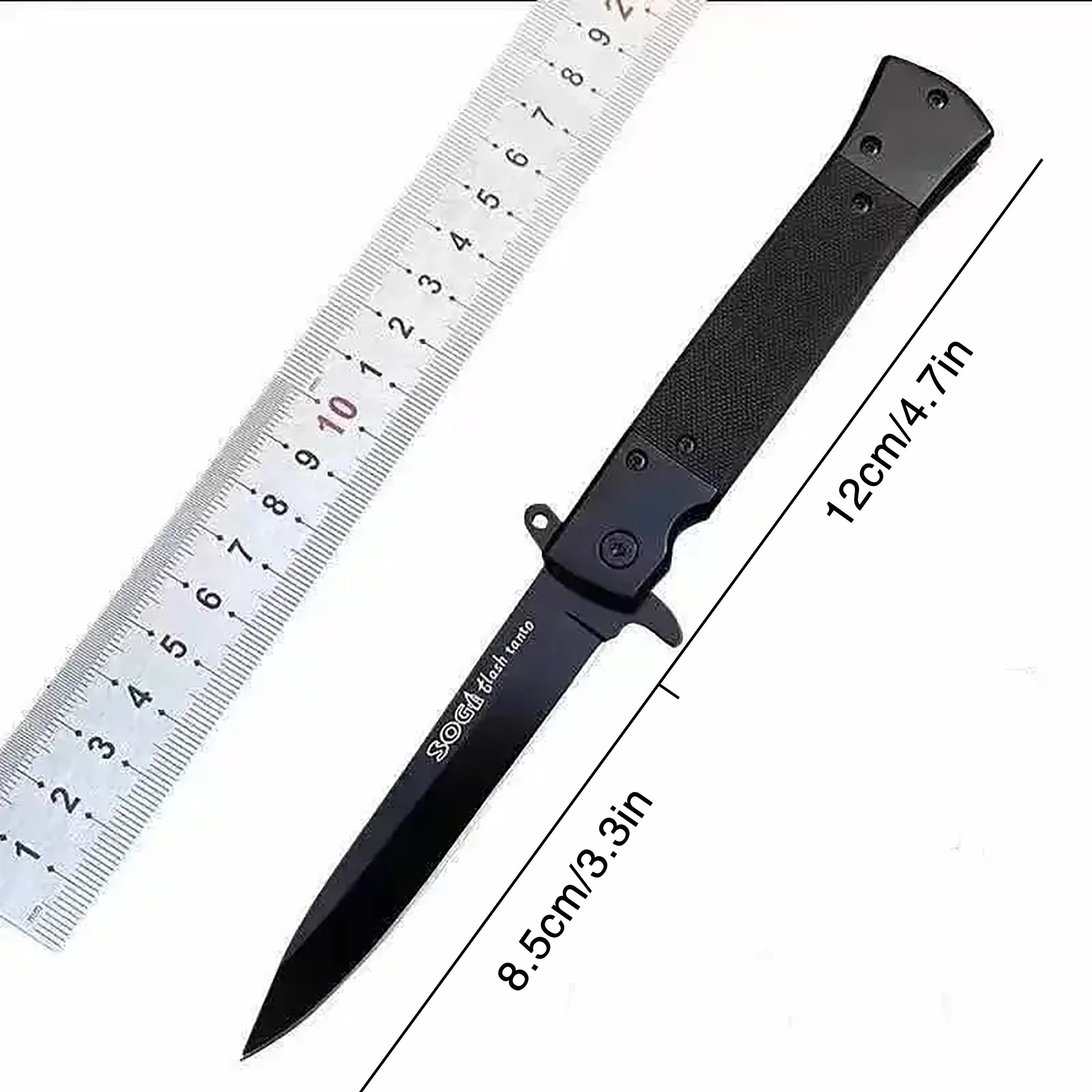 All steel multifunctional folding knife