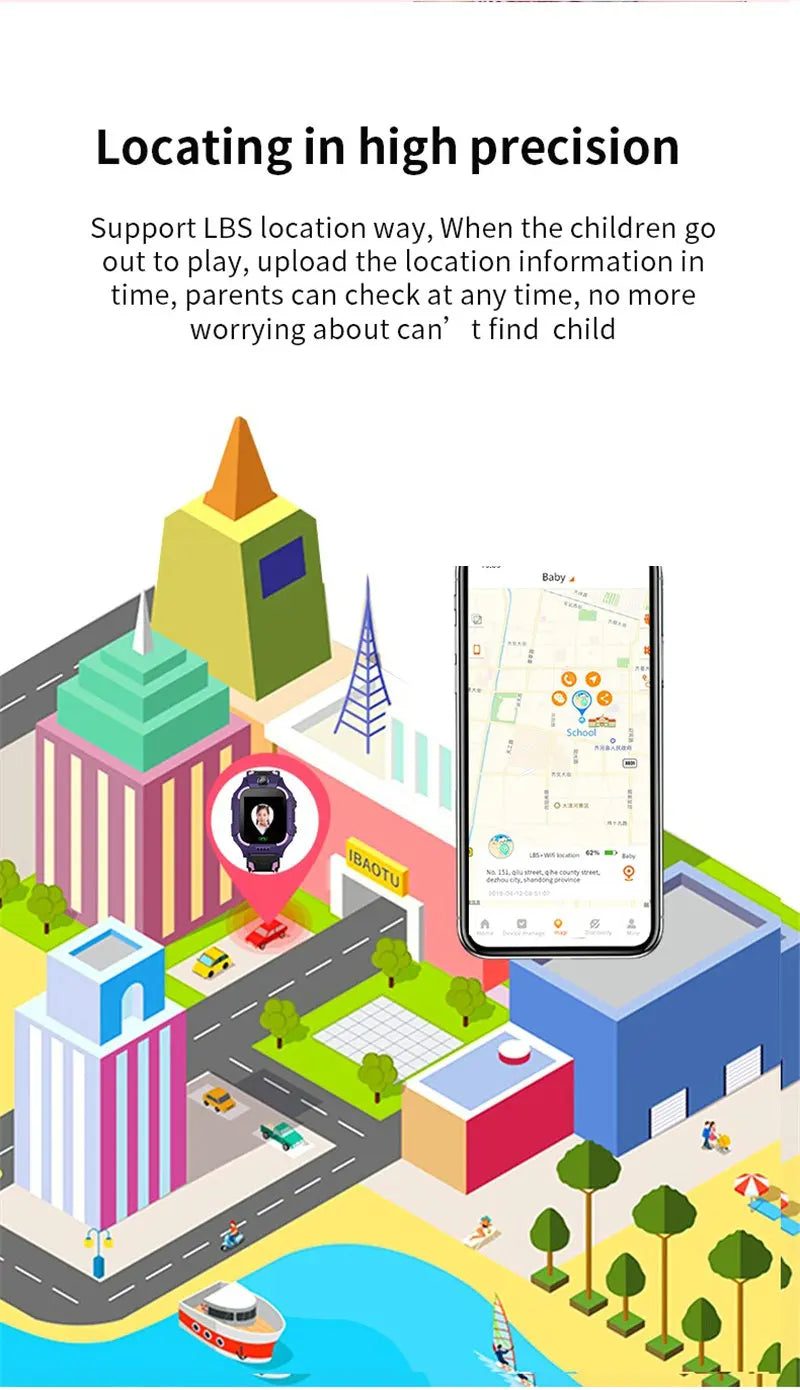 ﻿ Kids Smart Watch 4G Sim Card