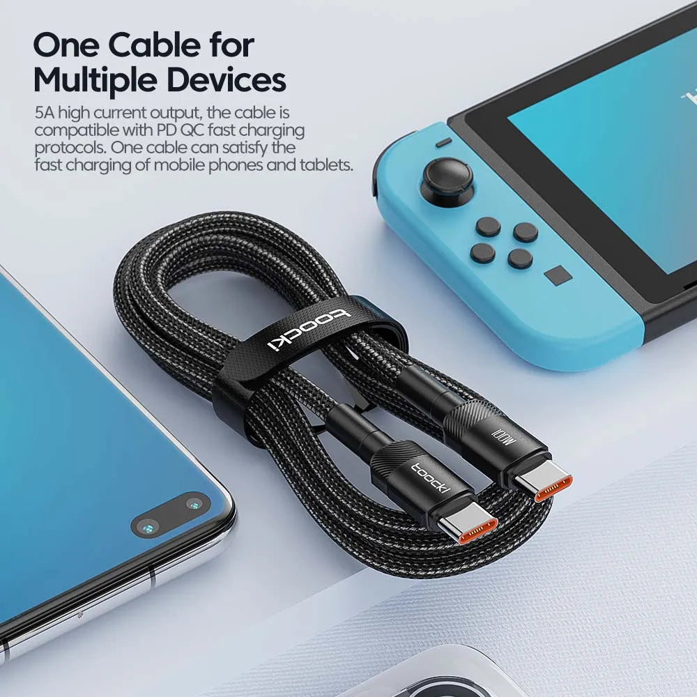 100W Type-C Fast Charging Cable