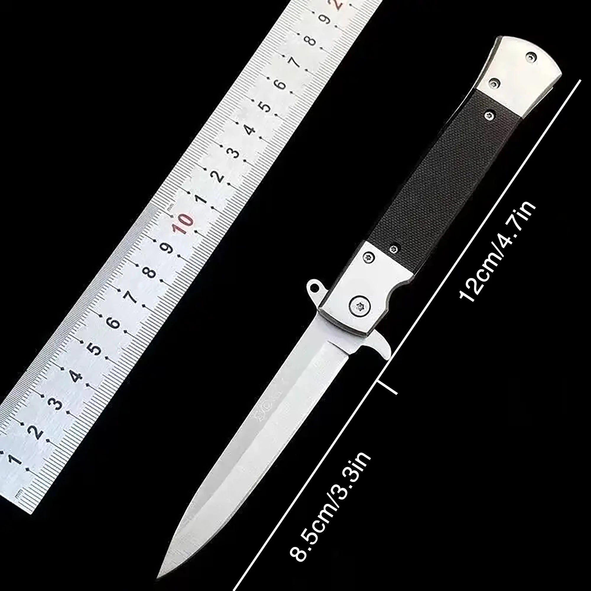 All steel multifunctional folding knife