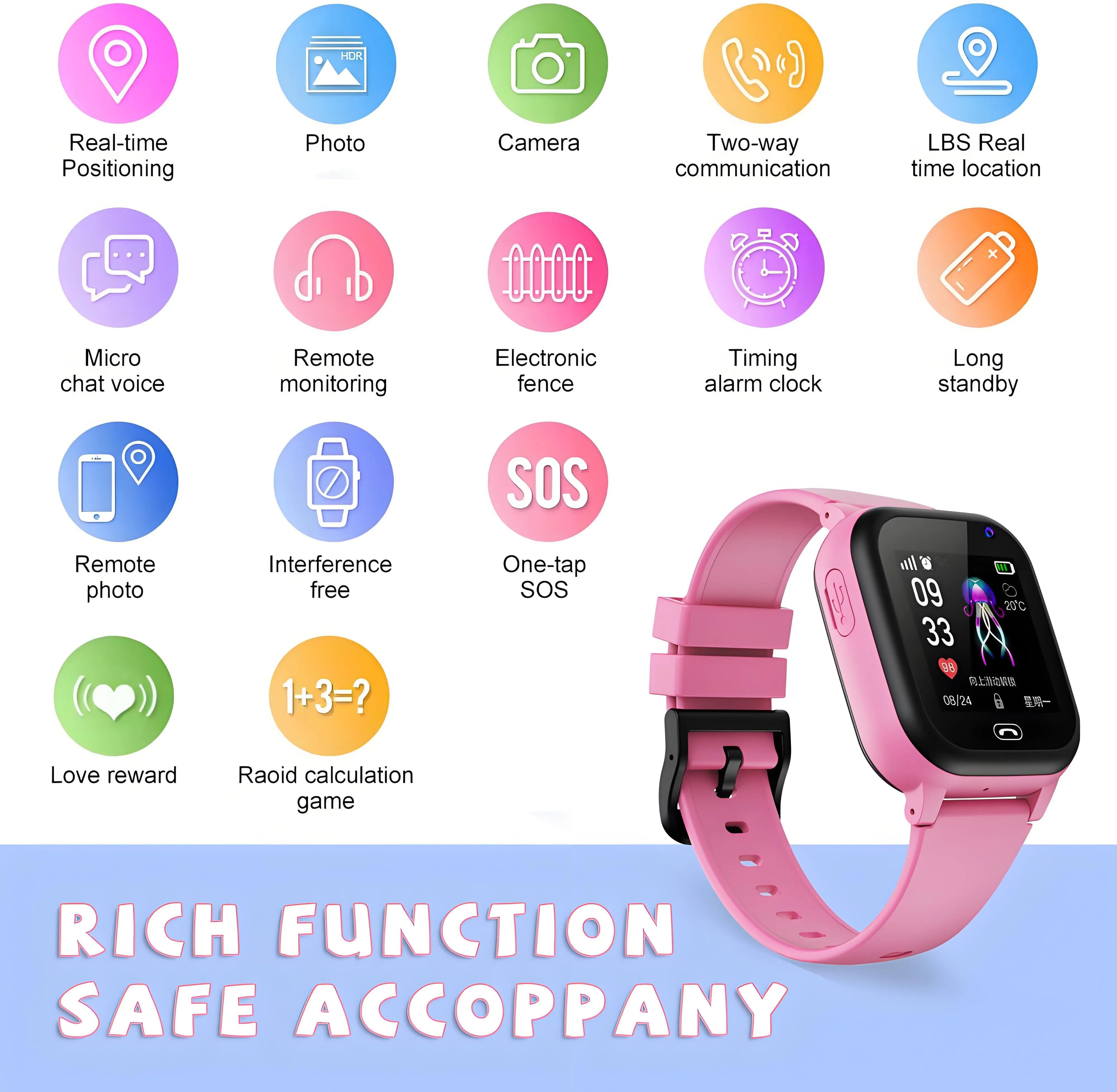 ﻿ Kids Smart Watch 4G Sim Card