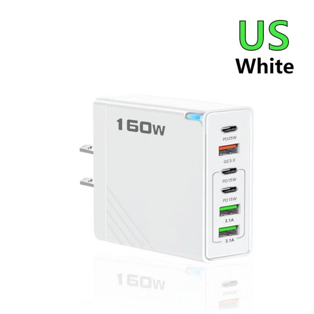 160W Multi Ports Fast Charger