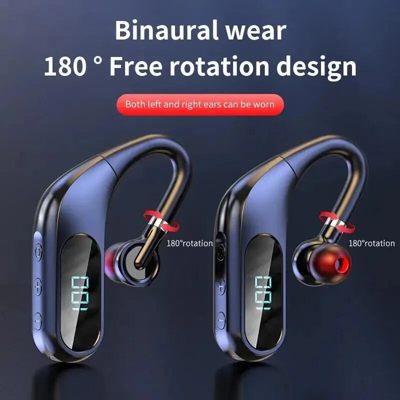 Bluetooth Headphones with Real-time Digital Display