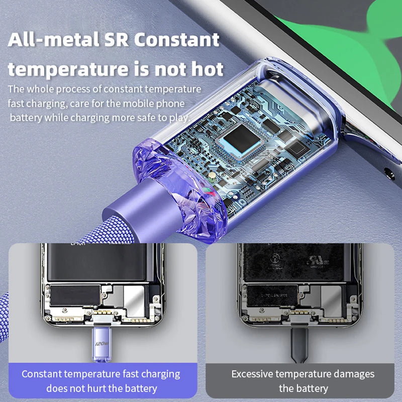 SZ120W Type C to Type C Fast Charging