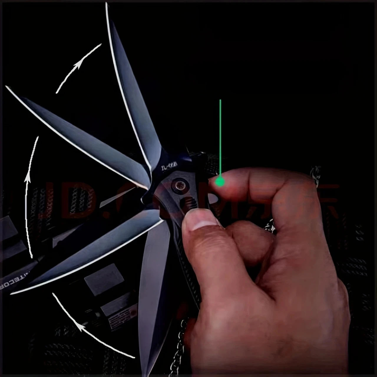 Stainless Steel Spear Point Blade, Compact Design