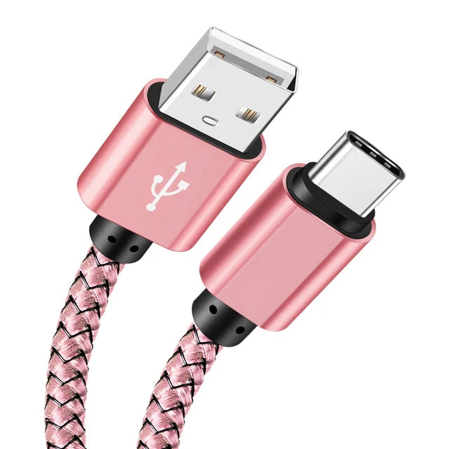 USB A to Type C Charging Cable 2A Fast Charger