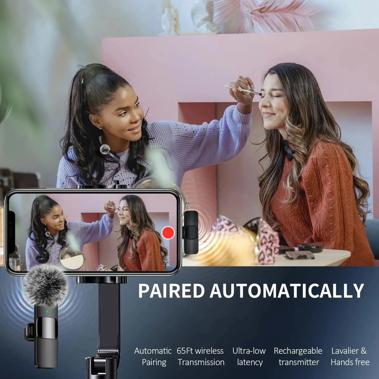 NEW Wireless Microphone Audio Video Recording