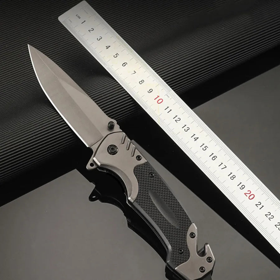 camping folding knife stainless steel