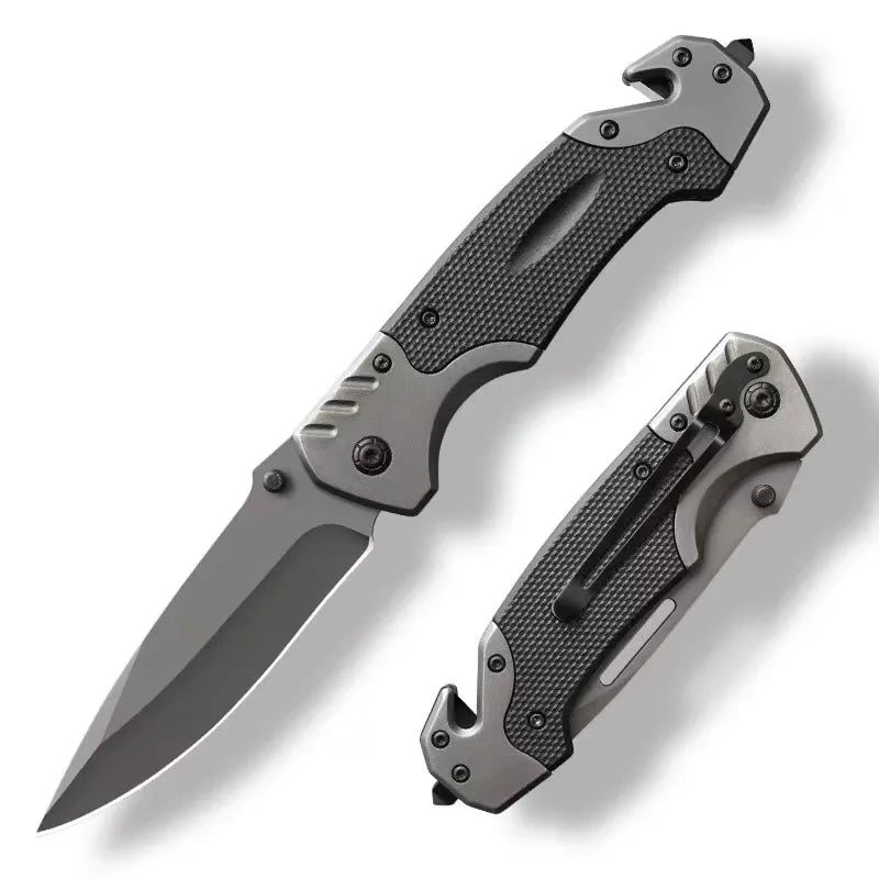 camping folding knife stainless steel