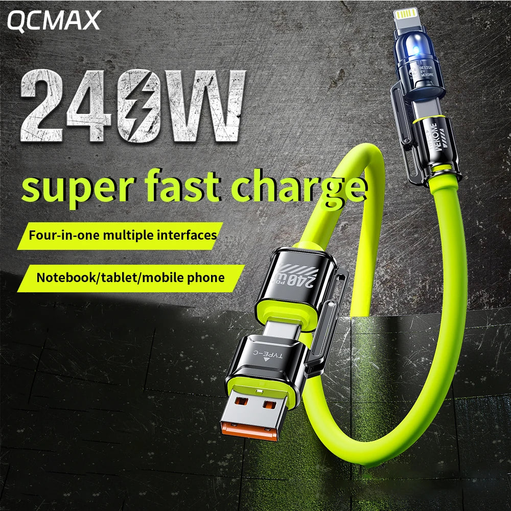 4-in-1 Super Fast Charging Cable